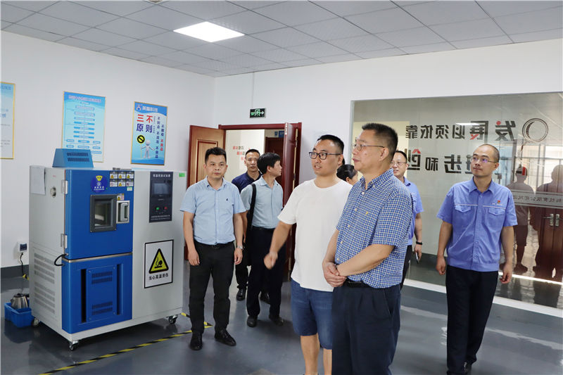 中船海洋装备集团副总经理陈建萍一行到九江看影片APP科技有限公司调研